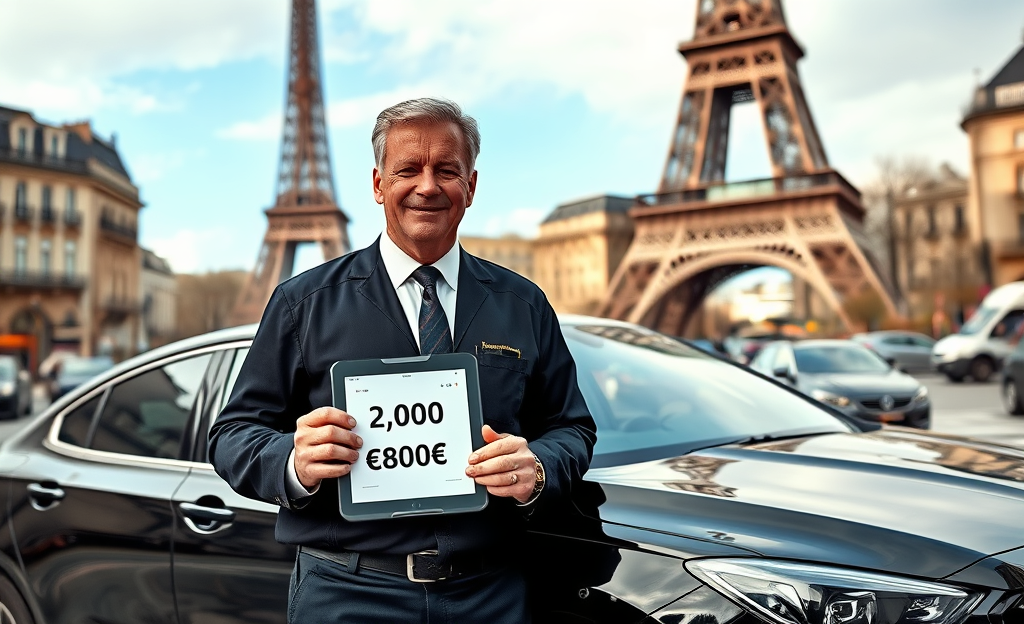 Graphique montrant la variation des salaires des chauffeurs selon l'entreprise
