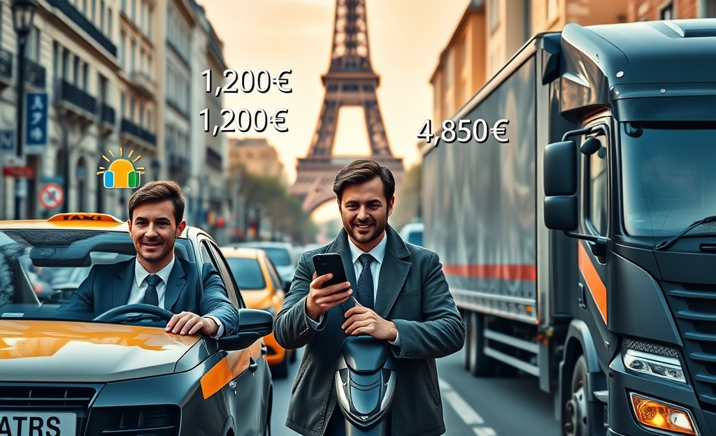 Tableau comparatif des salaires des conducteurs dans différentes entreprises du secteur.