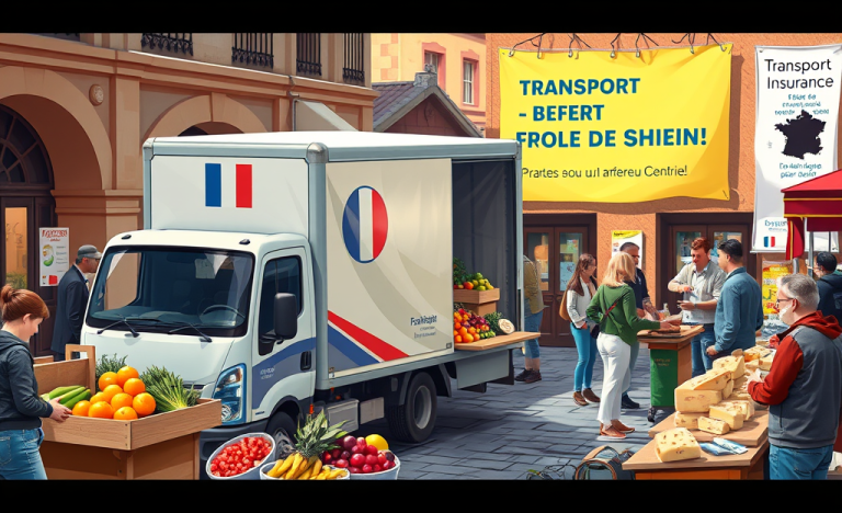 Image illustrant les avantages des transports et assurances dans le secteur alimentaire et logistique