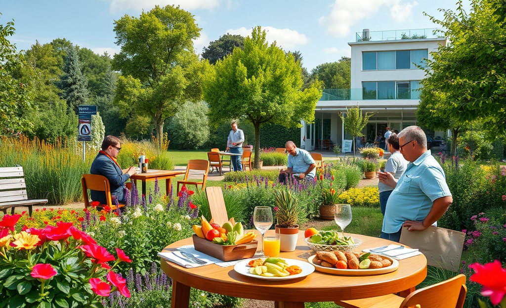 Image illustrant les avantages des tickets restaurant et assurances santé pour les employés en gestion des espaces verts
