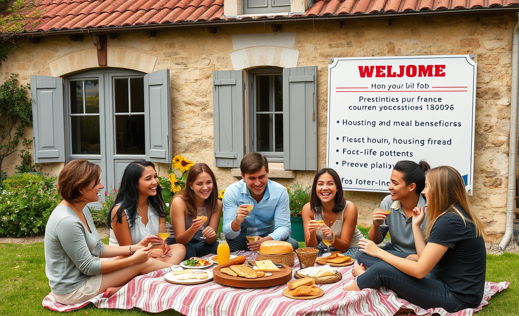 Image d'une personne travaillant dans un emploi offrant logement et repas, illustrant les avantages en nature.