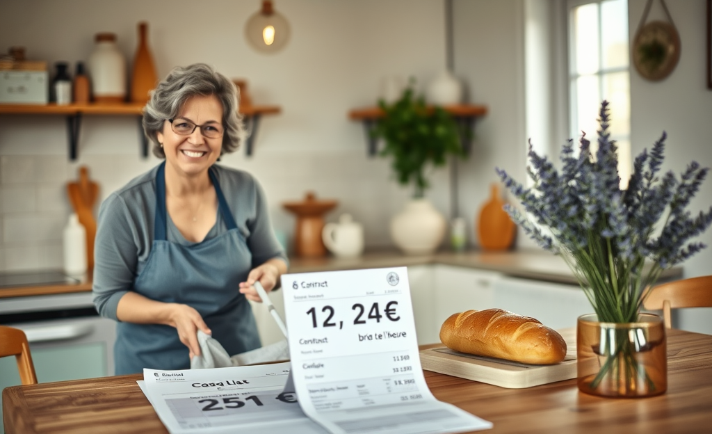 Image illustrant les salaires et primes du travail domestique selon un contrat de travail