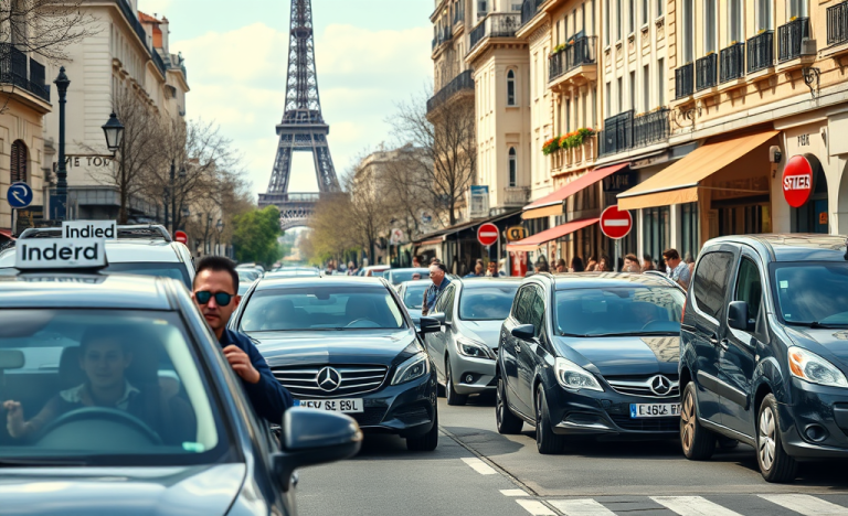 Image de chauffeurs discutant des offres d'emploi disponibles en France