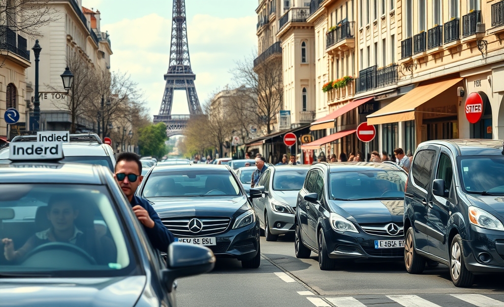 Image de chauffeurs discutant des offres d'emploi disponibles en France