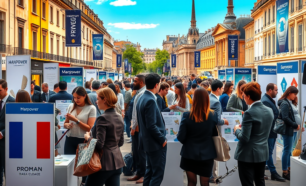 Image d'un agent d'entretien travaillant pour une entreprise de facilities en France