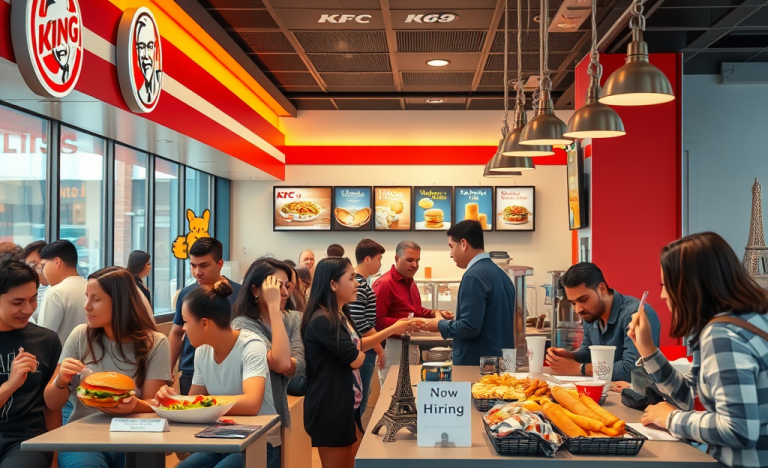 Image de chaînes de fast-food en France embauchant de nouveaux employés