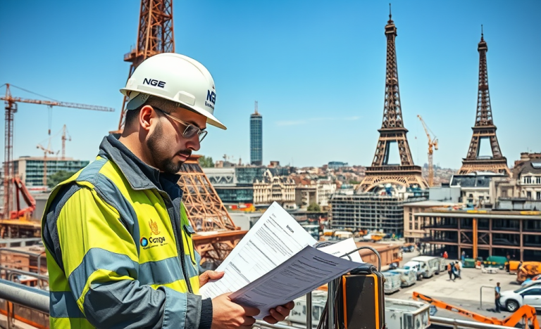 Image illustrant des professionnels travaillant sur des installations techniques chez NGE Groupe.