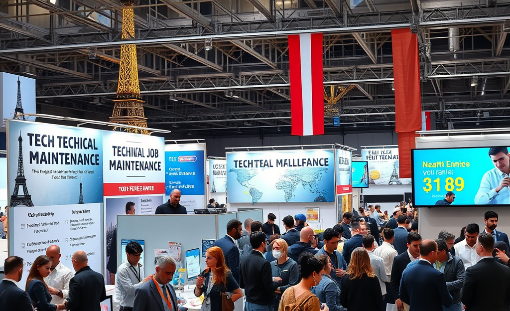 Image montrant des techniciens de maintenance en action sur des équipements industriels.