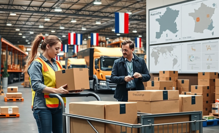 Image montrant diverses opportunités de carrière chez FM Logistic dans le secteur de la logistique.